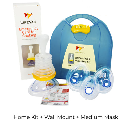 Pack Mural LifeVac – Kit Anti-Étouffement Mur Fixe pour Entreprises, Écoles et Collectivités