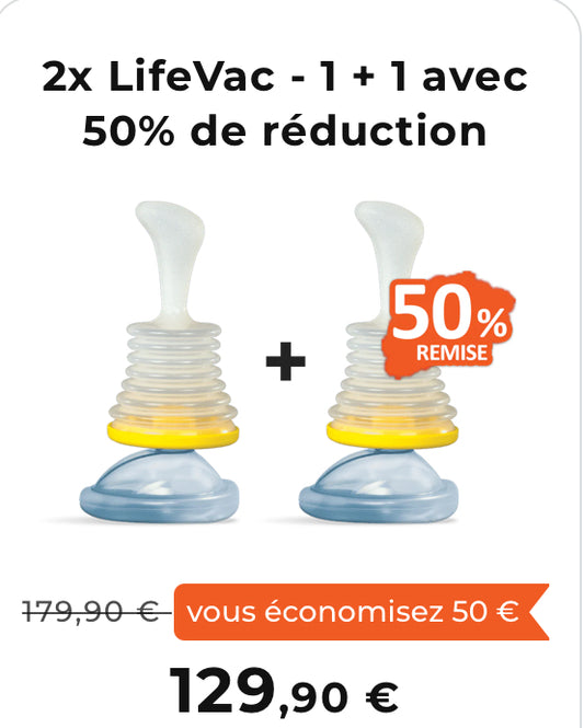 Pack Duo LifeVac – 2 Kits Anti-Étouffement pour Doubler la Sécurité